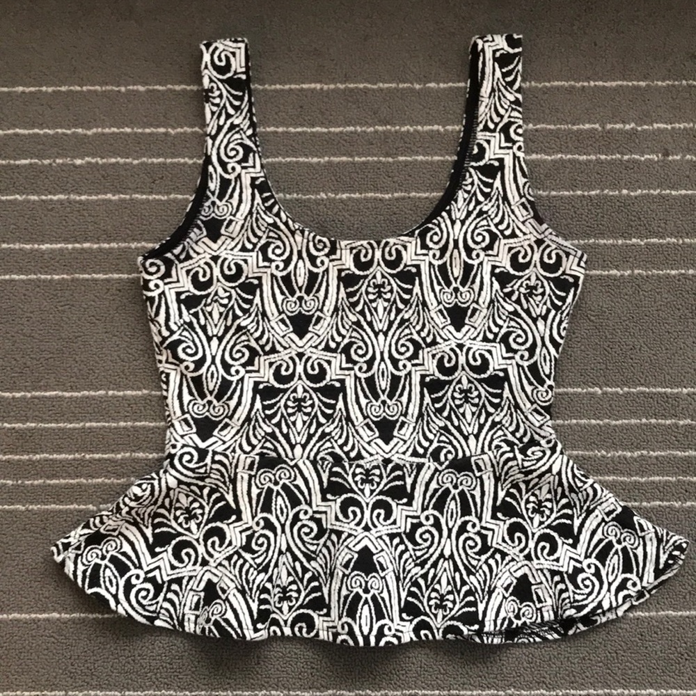Bebe Peplum Top